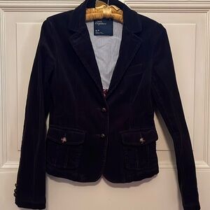 Y2K AEO Purple Corduroy Blazer Women's Size Small